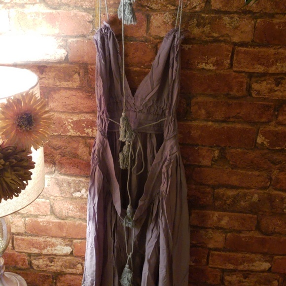 Gray Maxi Dress - Picture 2 of 6